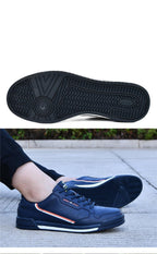 Fashion Mens White Flats Shoes Autumn Breathable Men's Casual Trend Lightweight Comfortable Sneakers Sport Outdoor Fashion Men Sneakers Non Slip Tennis Sport Athletic Sneakers Stevvex