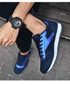 Elegant White Leather Mans Womens Sneakers Summer Lace-Up Trainers Gym Tennis Running Breathable High Quality Sport Women Mesh Wokrout Casual Slip On Flats Sneakers Stevvex