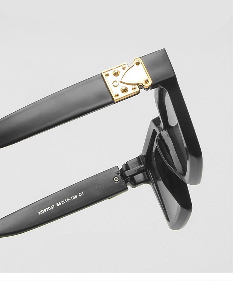 Unisex Polarized Black Summer Sunglasses Classic Style Sunglasses For Men Square Shape Design Eyeglasses For Men/Women Luxury Mirror Retro Style High Quality Glasses For Female Stevvex