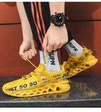 New Mens Sneakers Running Shoes Fashion Breathable Outdoor Sports Sneakers Soft Thick Bottom Athletic Men's Modern Running Sneakers For Outdoor Workout Stevvex