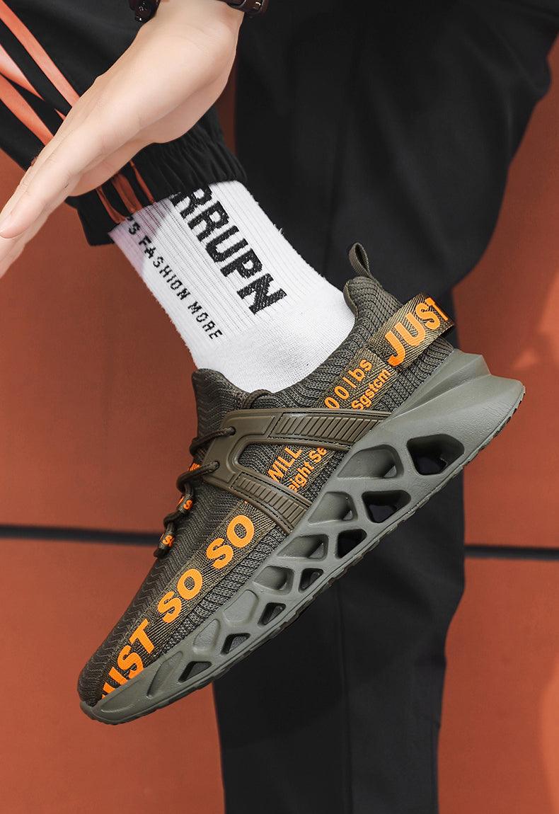 New Mens Sneakers Running Shoes Fashion Breathable Outdoor Sports Sneakers Soft Thick Bottom Athletic Men's Modern Running Sneakers For Outdoor Workout Stevvex