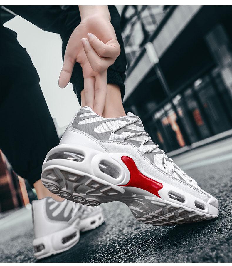 Air Cushion Mens Comfortables Sneakers Breathable Non Slip Casual Lightweight Running Gym Sneakers Jogging Walking Couples Outdoor Gym Sport Mens Sneakers Stevvex