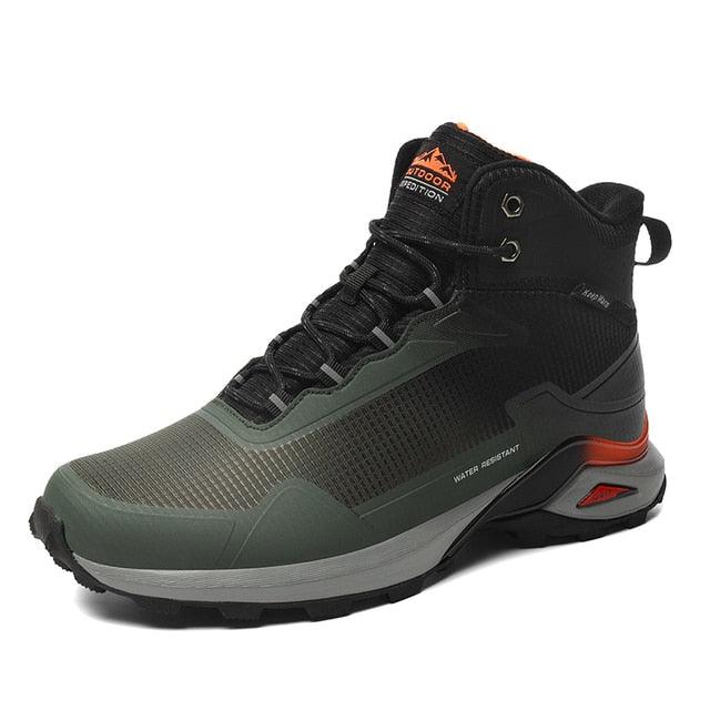 Camouflage Hiking Strong Breathable Non-slip Shoes Outdoor Men's Sports Shoes Waterproof Air Circulation Insole Ankle Support Non-Slip Lightweight For Outdoor Trekking Walking Shoes Stevvex