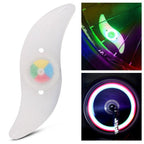 Bike Wheel Spokes Light 3 Lighting Mode LED Night Ride Waterproof Safety Warning Light Bicycle Colorful Lamp With Battery Waterproof LED Bicycle Spoke Lights Safety Flashing Lights For Bike Stevvex