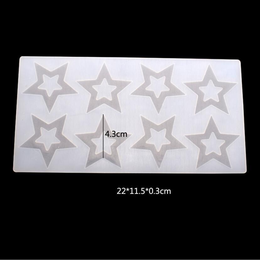 Cake Decorating Tools 3D Star Shape Silicone Mold Cupcake Chocolate Mould Decor Muffin Pan Baking Star Silicone Fondant Mold Flexible Molds Star Chocolate Mold For Dessert Candy Cupcake Topper Stevvex