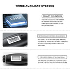 Jump Rope With Counter Adjustable Digital Counting Jumping Rope LCD Digital Counting Skipping Ropes Adjustable Weight Calories Time Setting With Sound Reminder Jump Ropes For Fitness Exercise Workout Gym Stevvex
