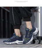 Air Cushion Mans Sport Running Shoes Breathable Sneakers Summer Tennis Outdoor Training Racing Lightweight Running Gym Sneakers Jogging Walking Mens Sneakers Stevvex
