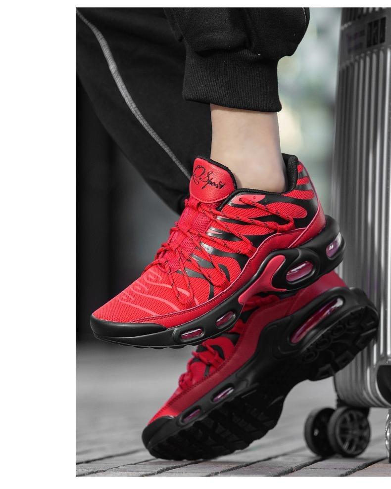 Air Cushion Mans Sport Running Shoes Breathable Sneakers Summer Tennis Outdoor Training Racing Lightweight Running Gym Sneakers Jogging Walking Mens Sneakers Stevvex