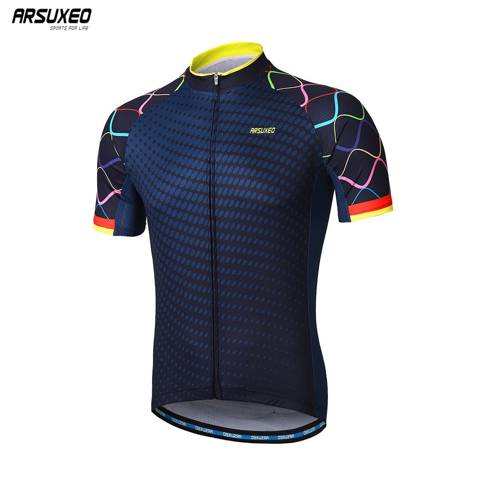 Men Short Sleeves Cycling Jersey Quick Dry MTB Jersey Mountain Bicycle - SJB-DIAMOND ELITES