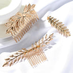 Western Fashion Retro Hair Bands For Women Wedding Metal Gold Leaf Butterfly Hair Headbands Girls Bride Gorgeous Hair Accessories For Women Stevvex