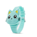 3D Kids Watches Cute Rabbit Cat LED Electronic Children Watch Boys and Girls Silicone Toy Wristwatches Girls Watch Digital Cute Shape LED Fashion Silicone Band Clamshell Design Wrist Watch Stevvex