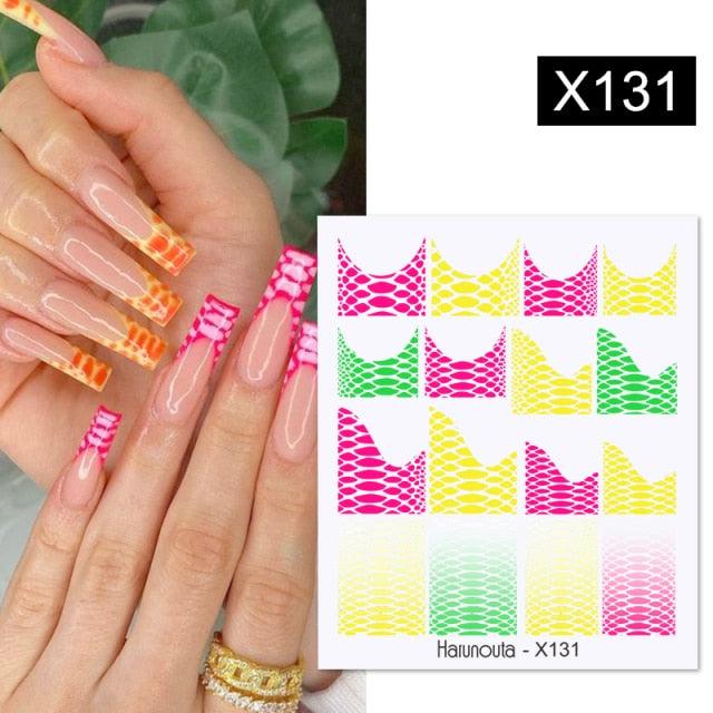 Spring Simple Green Theme Water Decal Sticker Flower Leaf Tree Summer Slider For Manicuring Nail Art Watermarks Art Decoration Manicure Tools Nail Watermark Decals iridescent Decoration Nail Self-Adhesive Decals Nail Stickers Water Transfer Fresh Nail Stevvex