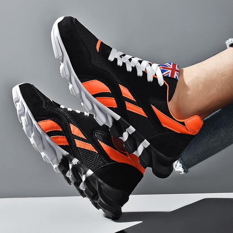 Fashion Mens Running Light Breathable Shoes Mens Sneakers Light Weight Running Elegant Soft Sneakers Comfortable Athletic Running Sneakers Stevvex