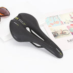 Hollow Comfort Bicycle Saddle Breathable Seat Cushion Shockproof Waterproof Ergonomics Road Bike Saddle Waterproof Replacement Bicycle Seats Comfortable Memory Foam Bikes Saddle Universal Fit For Bikes Road Bikes Stevvex