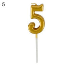 Arabic Number 0-9 Wax Candles Number Candles Cake Numeral Candles Number 0-9 Glitter Cake Topper Decoration For Birthday Wedding Reunion Theme Part Digital Cake Topper Kids Children Party Happy Birthday Ornament Cakes Top Decoration Accessories Stevvex