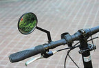 Bike Rear Mirrors Degree Rotation Bicycle Rearview Mirrors Suitable For Mountain Road Bike Safe Rear View Mirror Adjustable Rotatable HD Wide Angle Cycling Biking Clear Acrylic Convex Mirror Stevvex