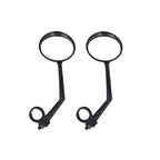 Bike Rear Mirrors Degree Rotation Bicycle Rearview Mirrors Suitable For Mountain Road Bike Safe Rear View Mirror Adjustable Rotatable HD Wide Angle Cycling Biking Clear Acrylic Convex Mirror Stevvex