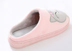 Women Winter Warm Home Slippers Couple Shoes Plush Cat Animal Slip On Soft Indoor Flats Comfort Cozy Memory Foam Scuff Slippers Slip On Warm House Shoes Stevvex
