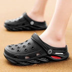 Outdoor Sandals Soft Sole Beach Shoes Mens And Womens The Same Style Suitable For Summer Platform Slippers Men Sports Sandals Men Outdoor Indoor Slippers Lightweight Sandals