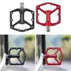 Aluminum Alloy Bicycle Pedals Road Anti-Slip Ultralight Sealed Bearing One-Piece Molding Anti-Oxidation Bike Pedals Mountain Bike Pedals Flat Pedals Nylon Fiber Bicycle Platform Pedals For Road Mountain Stevvex