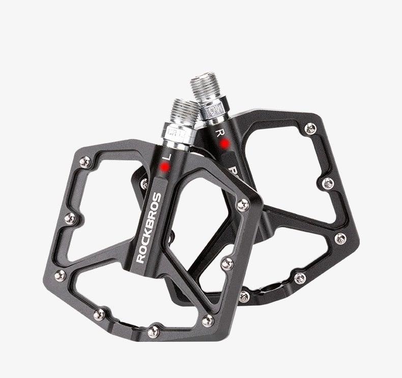 Aluminum Alloy Bicycle Pedals Road Anti-Slip Ultralight Sealed Bearing One-Piece Molding Anti-Oxidation Bike Pedals Mountain Bike Pedals Flat Pedals Nylon Fiber Bicycle Platform Pedals For Road Mountain Stevvex
