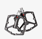 Aluminum Alloy Bicycle Pedals Road Anti-Slip Ultralight Sealed Bearing One-Piece Molding Anti-Oxidation Bike Pedals Mountain Bike Pedals Flat Pedals Nylon Fiber Bicycle Platform Pedals For Road Mountain Stevvex