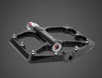 Aluminum Alloy Bicycle Pedals Road Anti-Slip Ultralight Sealed Bearing One-Piece Molding Anti-Oxidation Bike Pedals Mountain Bike Pedals Flat Pedals Nylon Fiber Bicycle Platform Pedals For Road Mountain Stevvex