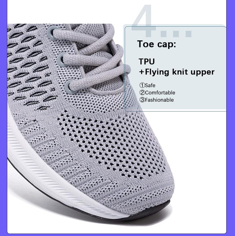 Mens Casual Walking Breathable Trendy Sneakers Light Shock Absorption Lightweight Walking Shoes Breathable Non Slip Cross Trainers Sneakers For Gym Workout Jogging Stevvex