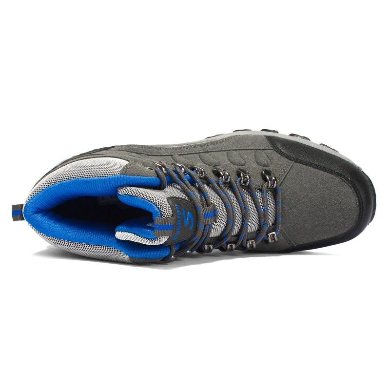 Men's Women's New Outdoor Climbing Hiking Sports Shoes Comfortable Breathable Wear-Resistant Men's Soft Casual Shoes Outdoor Walking Lace Up Anti-Slip Comfortable Ankle Booties Stevvex