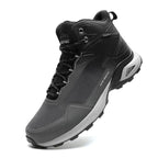 Men's Warm Boots Plush Snow Boots Outdoor Non-Slip Hiking Boots High Top Waterproof Sports Men's Winter Boots Snow Boots Warm Lined Non Slip Leather Shoes Stevvex