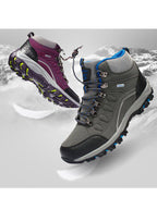 Men's Women's New Outdoor Climbing Hiking Sports Shoes Comfortable Breathable Wear-Resistant Men's Soft Casual Shoes Outdoor Walking Lace Up Anti-Slip Comfortable Ankle Booties Stevvex