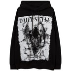 Hoodie Men Scary Demon Punk Letter Fleece Warm Pullover Diablo Style Punk Cool Harajuku Tops Casual Oversize Streetwear Lootquake LLC