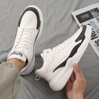 Mens Casual Shoes Leather Sneakers High Quality Comfortable Boots Outdoor Light Walking Footwear Mens Fashion Sneakers Breathable Comfort Walking Sport Mens Sneakers Stevvex