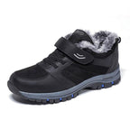 Waterproof Mens Winter Shoes Couple Snow Boots Antiskid Bottom Warm Casual Boots Winter Men’s Snow Ankle Boots Fur Lined Warm Anti-slip Outdoor Sport Shoes Stevvex