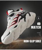 Winter Kids Sneakers Leather Children Sports Shoes Plush Warm Running Shoes For Boys Fashion Casual Walking Sneakers Water Resistant Hiking Boots Non Slip Athletic Outdoor Sneakers Stevvex