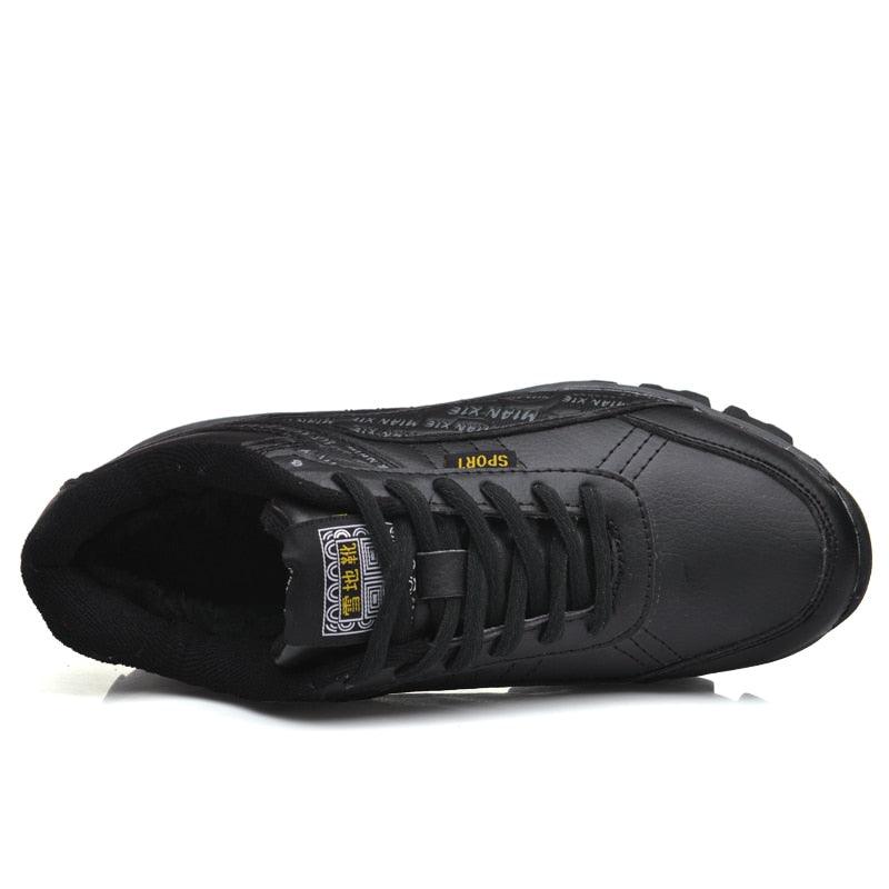 Winter Boots Casual Warm Cotton Shoes Mens Outdoor Non-Slip High Quality Snow Boots Sport Winter Snow Boot Anti-Slip Fully Fur Casual Shoes Stevvex