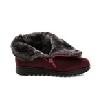 Beautiful Red Womens Ankle Boots New Fashion Waterproof Platform Winter Warm Snow Boots Outdoor Warm Mid-Calf Boot Non-Slip Water Resistant Winter Cold Weather Elegant Shoes Stevvex