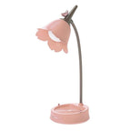 Flower LED Desk Lamp Student Bedroom Night Lamp Lighting Touch Reading Bedside Lamp Eye Protection Night Lights Table Lamp Light Cute Study Lamps for Bedroom Décor Stevvex