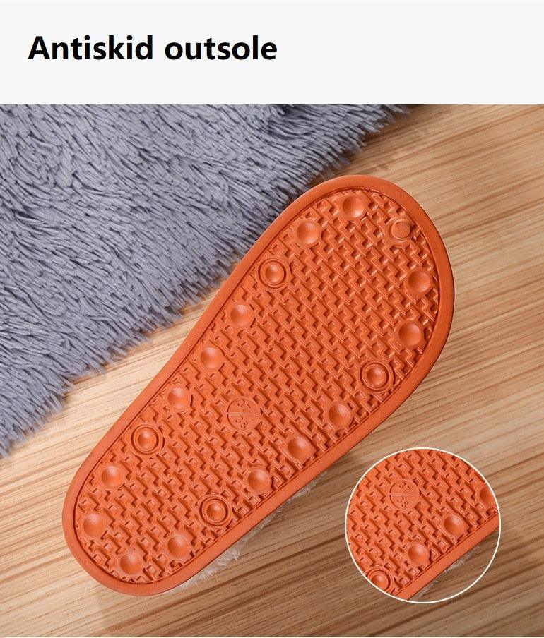 Winter Women's Slippers Warm Clogs Sandals Waterproof Slippers For Women Waterproof Slippers Fur Lined Clogs Winter Garden Shoes Warm House Family Women Shoes Stevvex