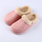 Winter Women's Slippers Warm Clogs Sandals Waterproof Slippers For Women Waterproof Slippers Fur Lined Clogs Winter Garden Shoes Warm House Family Women Shoes Stevvex