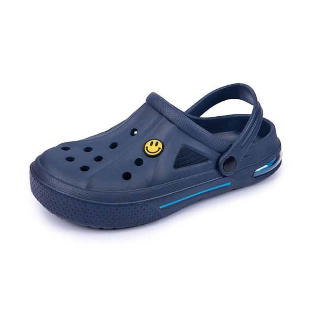 Women Sandals Summer Hole Shoes Rubber Clogs Garden Shoes Black Beach Flat Sandals Garden Shoes Sandals Lightweight Slip On Classic Adjustable Outdoor Walking Clogs Stevvex