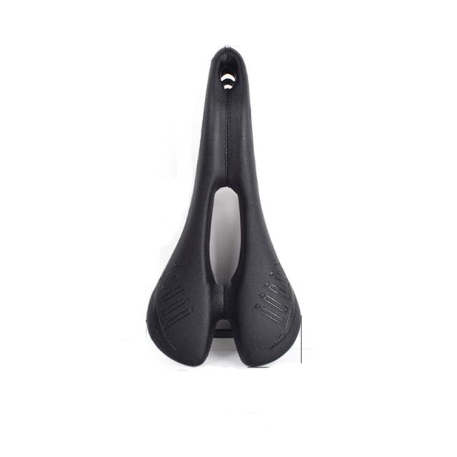 Bike Saddle Breathable Mountain Bike Seat PU Leather Bicycle Seat Cushion Sponge Filled Comfortable Cycling Saddle Replacement Soft Padded With Shock Absorbing Waterproof For Mountain Bike Road Bike Stevvex
