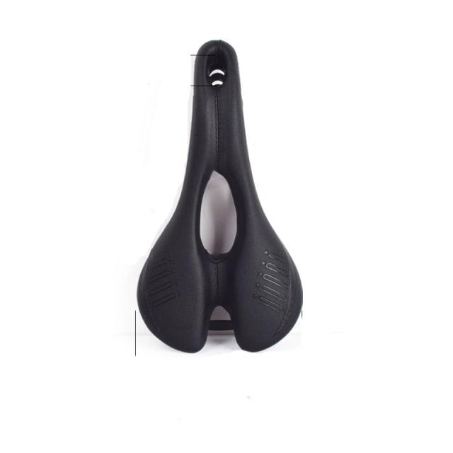 Bike Saddle Breathable Mountain Bike Seat PU Leather Bicycle Seat Cushion Sponge Filled Comfortable Cycling Saddle Replacement Soft Padded With Shock Absorbing Waterproof For Mountain Bike Road Bike Stevvex