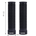 Shock Absorption Mountain Road Cycling Bike Bicycle Handlebar Cover Grips Smooth Soft Rubber Anti-slip Handle Grip Lock Bar End Premium Bike Handlebar Grips Single Lock-on Bike Grips Professional Mountain Bicycle Handlebar Locking Grips Stevvex