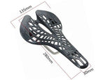 Lightweight Bicycle Front Seat Mat Bike Saddle Bicycle Seat Cushion Pad Breathable Soft Spider Web Saddle Cycling Bicycle Hollow Seat Saddle Comfy Ultra Light Mountain Bike Road Bicycle Saddle Stevvex