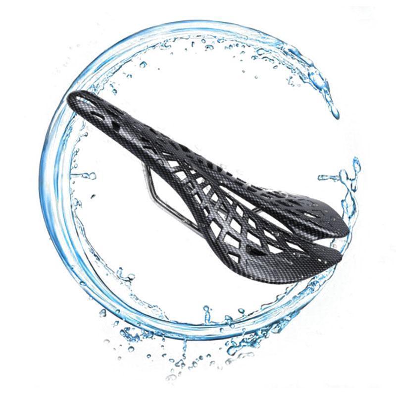 Lightweight Bicycle Front Seat Mat Bike Saddle Bicycle Seat Cushion Pad Breathable Soft Spider Web Saddle Cycling Bicycle Hollow Seat Saddle Comfy Ultra Light Mountain Bike Road Bicycle Saddle Stevvex