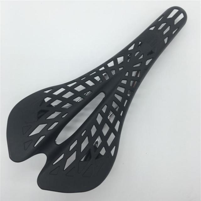 Lightweight Bicycle Front Seat Mat Bike Saddle Bicycle Seat Cushion Pad Breathable Soft Spider Web Saddle Cycling Bicycle Hollow Seat Saddle Comfy Ultra Light Mountain Bike Road Bicycle Saddle Stevvex