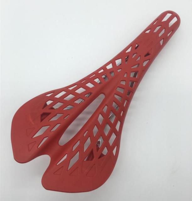 Lightweight Bicycle Front Seat Mat Bike Saddle Bicycle Seat Cushion Pad Breathable Soft Spider Web Saddle Cycling Bicycle Hollow Seat Saddle Comfy Ultra Light Mountain Bike Road Bicycle Saddle Stevvex