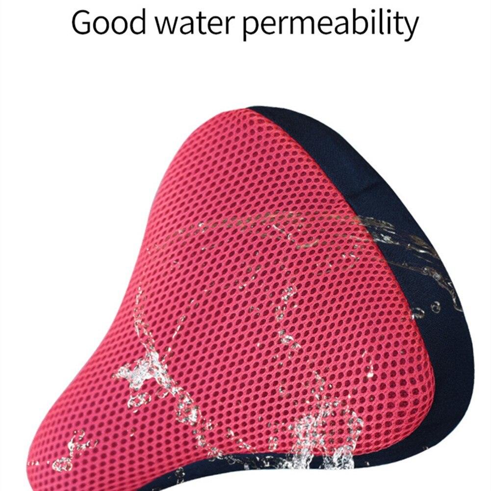 Bicycle Comfort Seat Saddle Cover 3D Soft Breathable Bike Saddle Cushion Cover Mesh Fabric Cycling Seat Saddle Cover For Comfort Saddles Cover Fit For Exercise Outdoor Bikes With Water Resistant Cover Stevvex