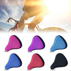 Bicycle Comfort Seat Saddle Cover 3D Soft Breathable Bike Saddle Cushion Cover Mesh Fabric Cycling Seat Saddle Cover For Comfort Saddles Cover Fit For Exercise Outdoor Bikes With Water Resistant Cover Stevvex